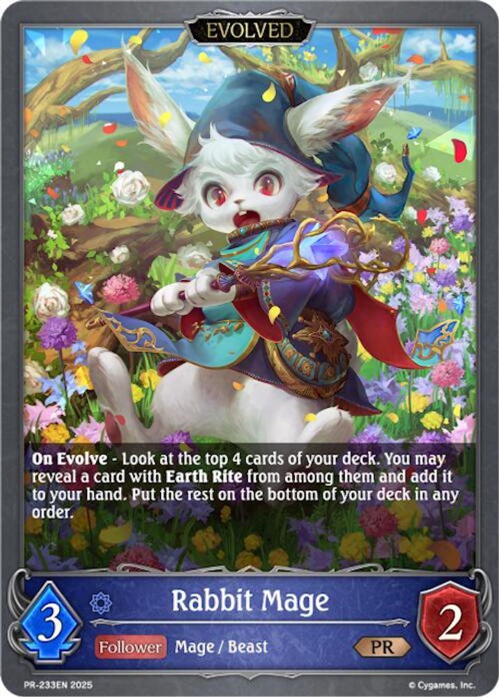 Rabbit Mage (Evolved), Standard, front