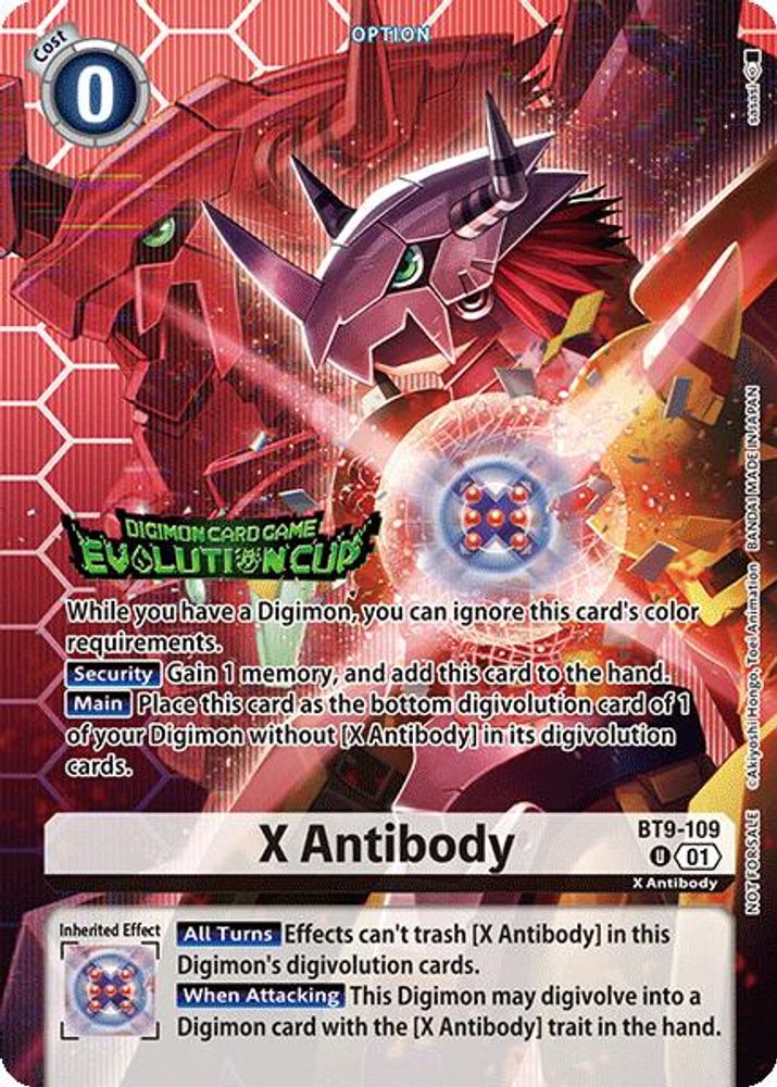 X Antibody (Evolution Cup 2025 Vol. 1), Foil, front