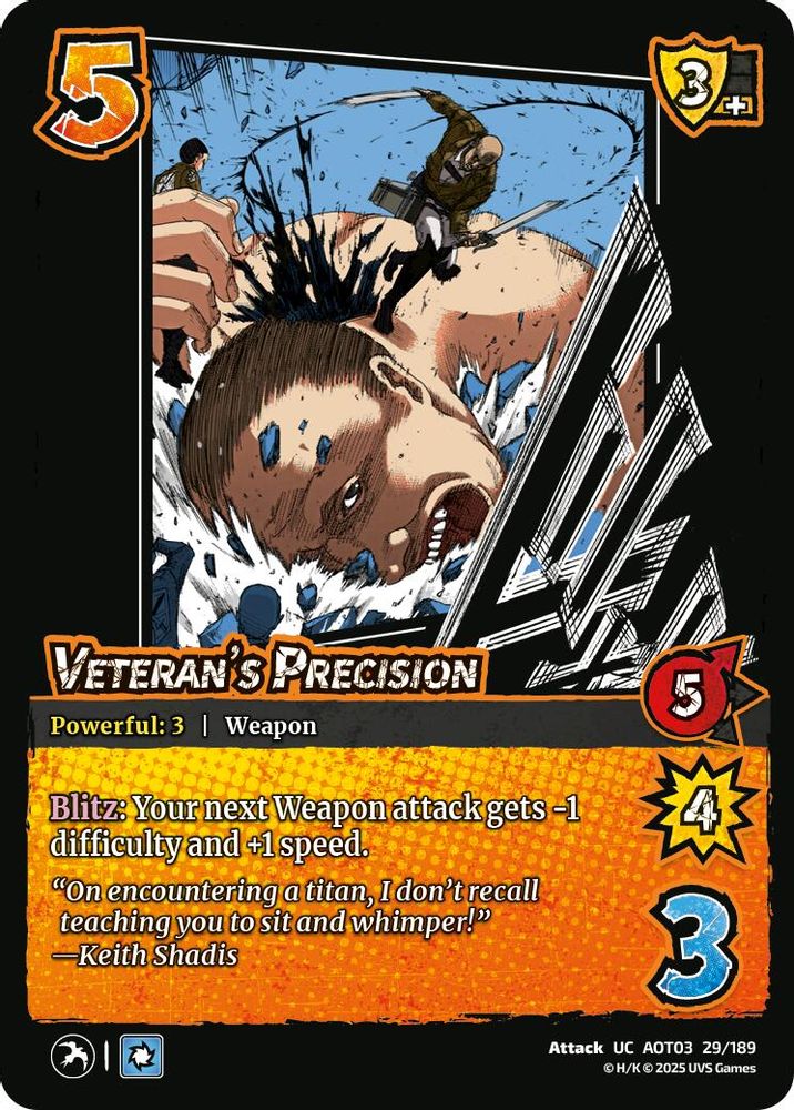 Veteran's Precision, Standard, front