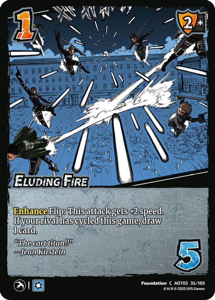 Eluding Fire, Standard, front