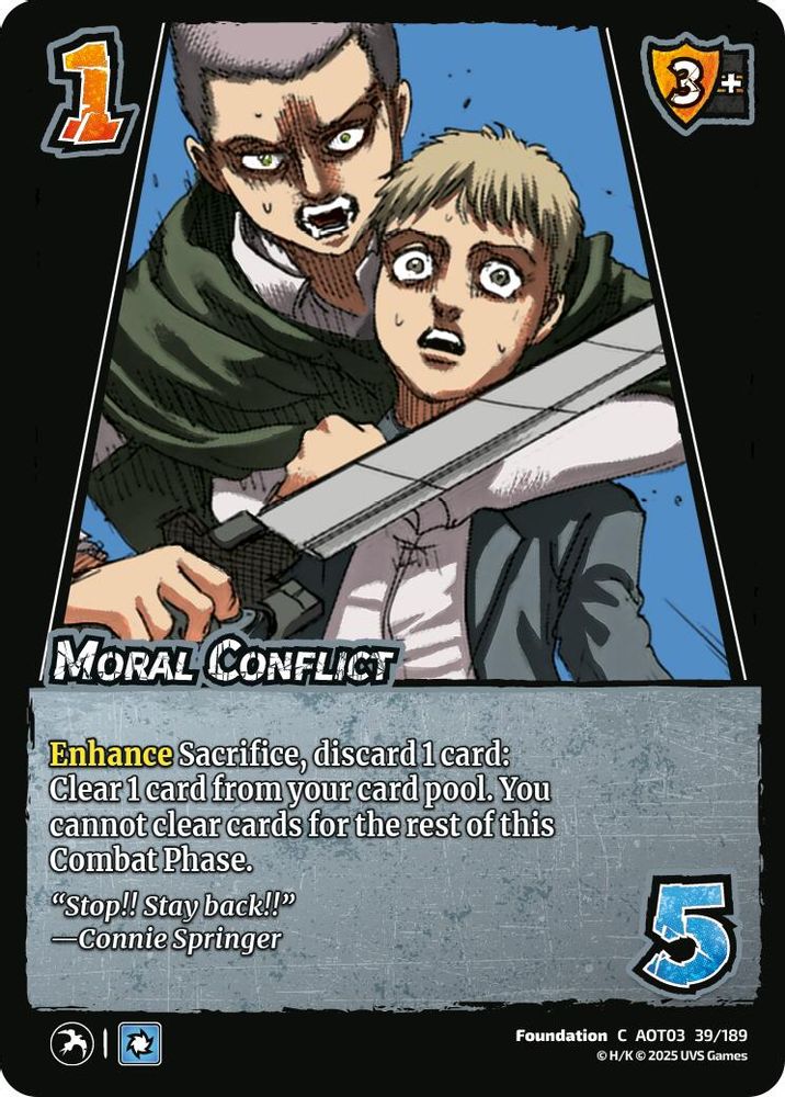Moral Conflict, Standard, front