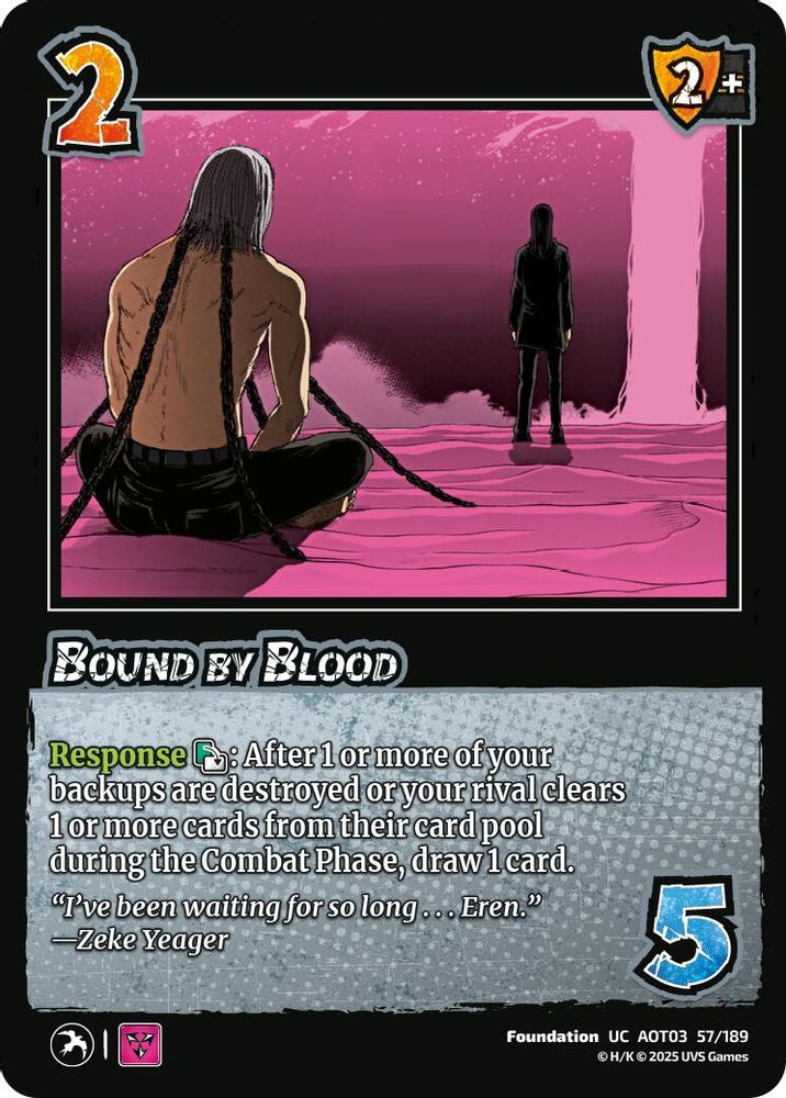 Bound by Blood, Standard, front