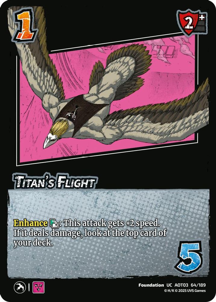 Titan's Flight, Standard, front