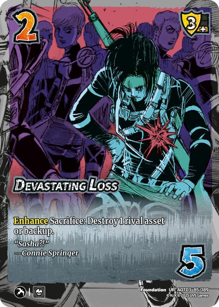Devastating Loss, Foil, front