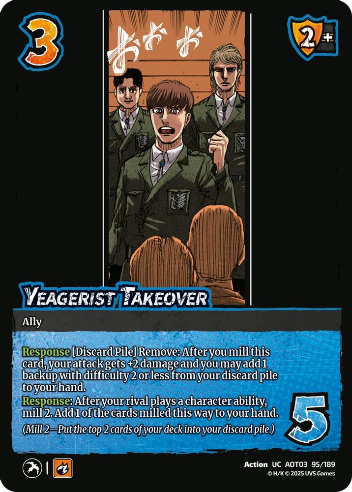 Yeagerist Takeover, Standard, front