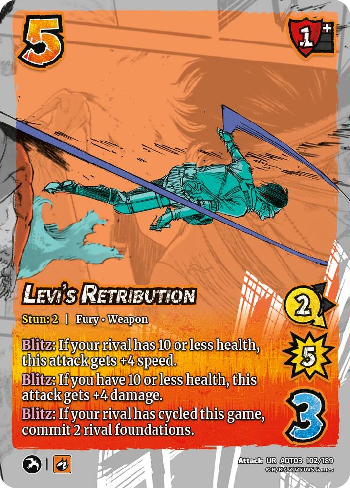 Levi's Retribution, Foil, front