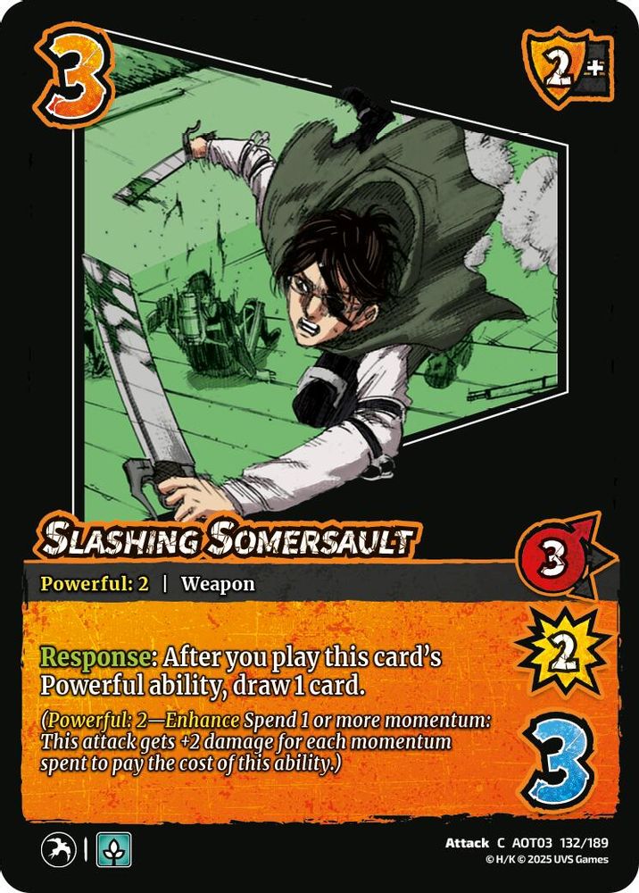 Slashing Somersault, Standard, front