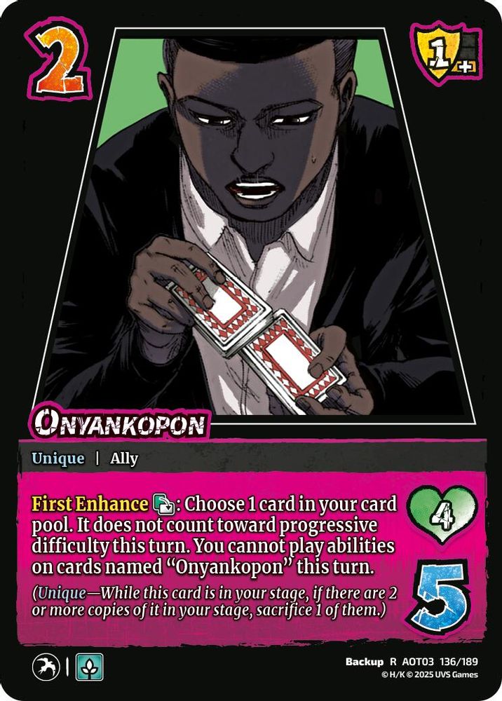 Onyankopon, Foil, front