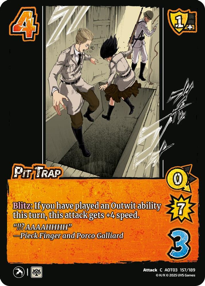 Pit Trap, Standard, front