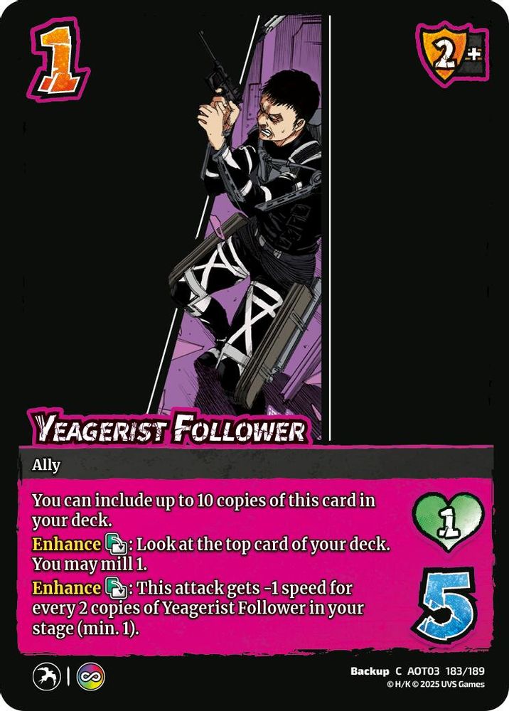 Yeagerist Follower, Standard, front