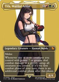 Tifa, Martial Artist (Borderless), Commander: FINAL FANTASY