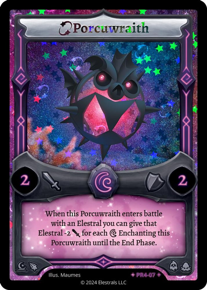 Porcuwraith (Stellar), Holo, front