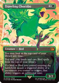 Traveling Chocobo (Borderless) (Neon Ink Green), FINAL FANTASY