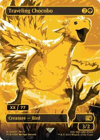 Traveling Chocobo (Borderless) (Serial Numbered), FINAL FANTASY