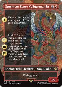 Summon: Esper Valigarmanda (Borderless), Commander: FINAL FANTASY