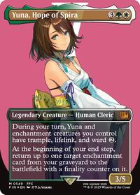 Yuna, Hope of Spira (Borderless) (Surge Foil), FINAL FANTASY