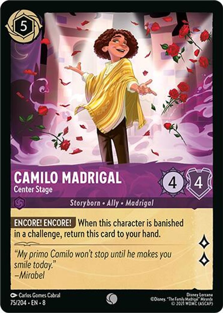 Camilo Madrigal - Center Stage