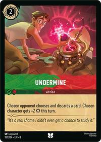 Undermine