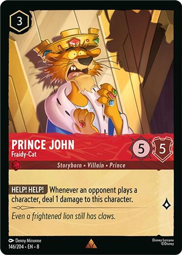 Prince John - Fraidy-Cat