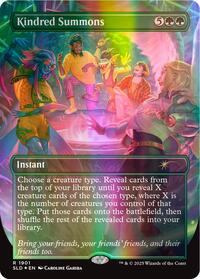 Kindred Summons (Double Rainbow Foil), Secret Lair Drop Series