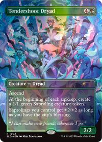 Tendershoot Dryad (Double Rainbow Foil), Secret Lair Drop Series
