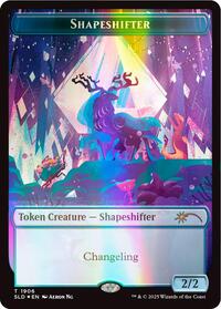 Shapeshifter Token (1906) (Double Rainbow Foil), Secret Lair Drop Series