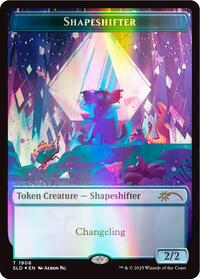 Shapeshifter Token (1908) (Double Rainbow Foil), Secret Lair Drop Series