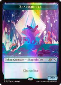 Shapeshifter Token (1909) (Double Rainbow Foil), Secret Lair Drop Series