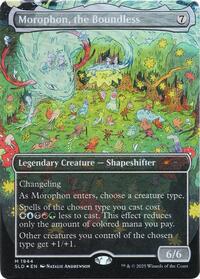 Morophon, the Boundless (Display Commander) - Thick Stock (Double Rainbow Foil), Secret Lair Drop Series