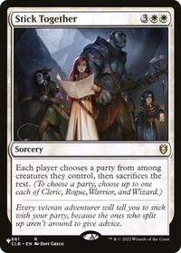 Stick Together, The List Reprints
