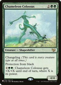 Chameleon Colossus, The List Reprints