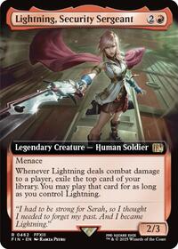 Lightning, Security Sergeant (Extended Art), FINAL FANTASY