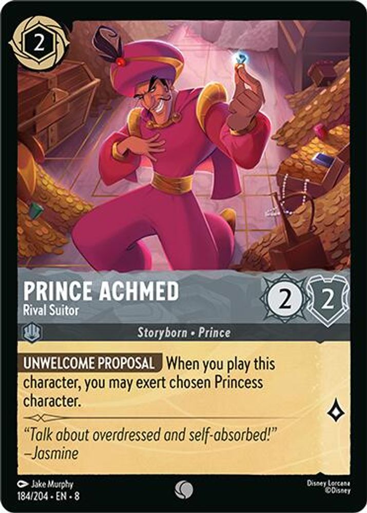 Prince Achmed - Rival Suitor