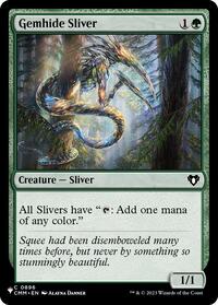 Gemhide Sliver (CMM), The List Reprints