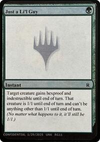 Just a Li'l Guy, Un-Known Event Playtest Cards