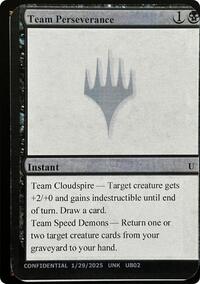 Team Perseverance, Un-Known Event Playtest Cards