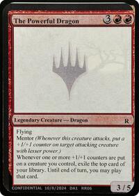 The Powerful Dragon, Un-Known Event Playtest Cards