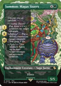 Summon: Magus Sisters (Borderless), Commander: FINAL FANTASY