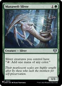 Manaweft Sliver (CMM), The List Reprints