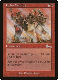 Ghitu War Cry, Urza's Legacy