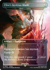 Clive's Invictus Blade - Blade of Selves (Rainbow Foil), Secret Lair Drop Series