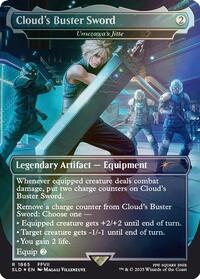 Cloud's Buster Sword - Umezawa's Jitte (Rainbow Foil), Secret Lair Drop Series