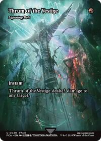 Thrum of the Vestige - Lightning Bolt (Showcase), FINAL FANTASY: Through the Ages