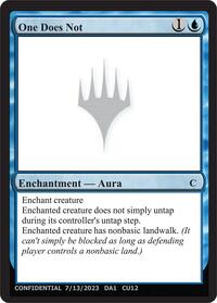One Does Not, Un-Known Event Playtest Cards