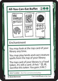 All-You-Can-Eat Buffet, Mystery Booster 2 Playtest Cards