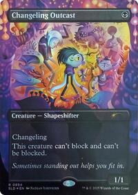 Changeling Outcast (Rainbow Foil), Secret Lair Drop Series