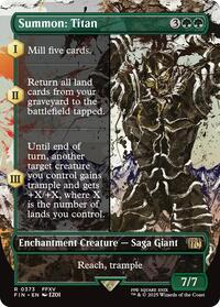 Summon: Titan (Borderless), FINAL FANTASY