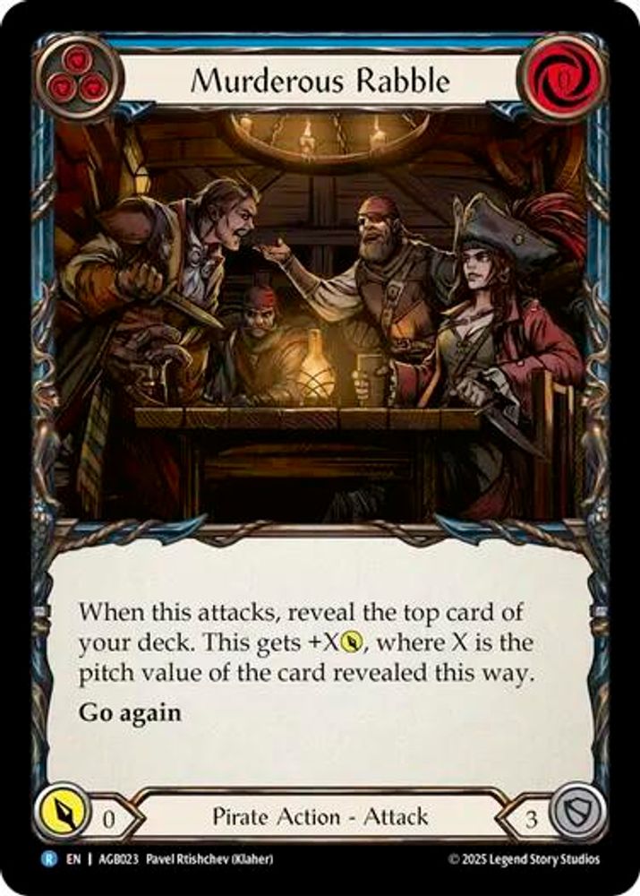Murderous Rabble, Standard, front