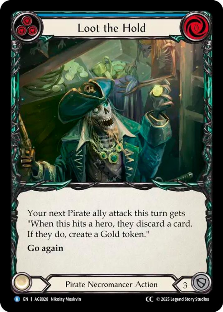 Loot the Hold (CC Tag), Standard, front