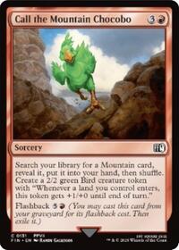 Call the Mountain Chocobo, FINAL FANTASY